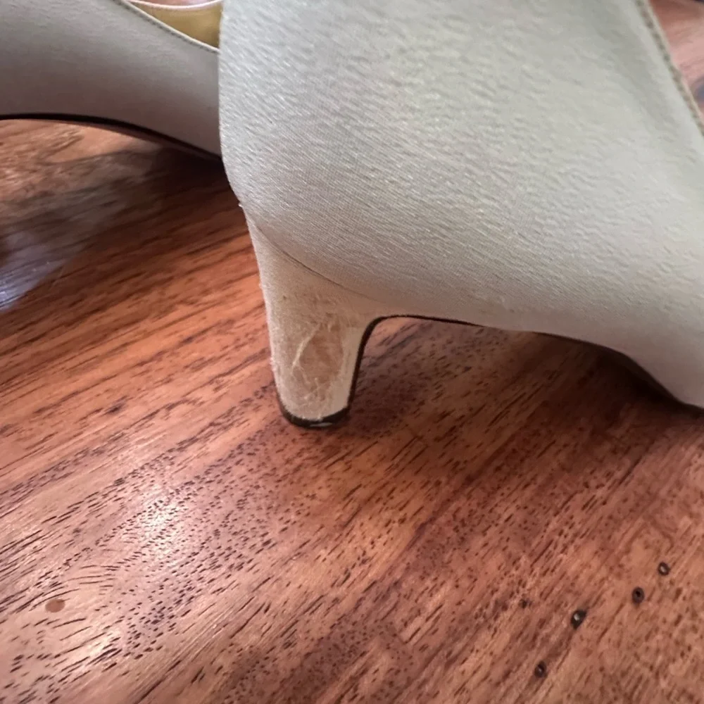 St. John Elegant Silver and Gold Heels
